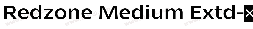 Redzone Medium Extd字体转换